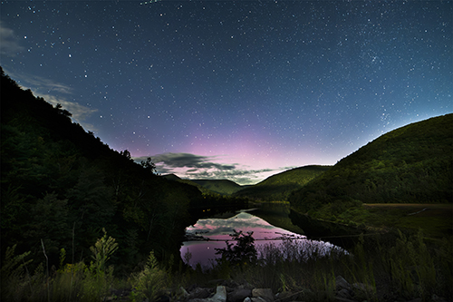 image of moonlight and aurora by carole troutman